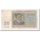 Billet, Belgique, 20 Francs, 1956, 1956-04-03, KM:132b, TB - Sonstige & Ohne Zuordnung