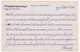 BELGIQUE - Carte Postale PG Belge - Cachet "Glaser-Batl X" 1943 (Bataillon De Vitriers) - Guerre 40-45 (Lettres & Documents)