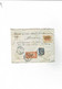 Enveloppe St Gervais Sur Mare (34) Avec 4 Cachets De Cire Au Verso - Documentos Históricos