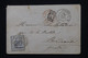 FRANCE / ALLEMAGNE  - Enveloppe De Strasbourg Pour Bordeaux En 1870, Affranchissement Alsace Lorraine 20c  - L 100313 - Covers & Documents