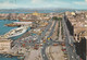 CARTOLINA CAGLIARI PANORAMA DAL PORTO E VIA ROMA, ANIMATA, ANNI 70 VIAGGIATA - Cagliari