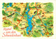DDR AK Landkarte Rund Um Den Schwielochsee, Friedland, Lieberose, Kossenblatt - Schwielowsee