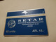 ARUBA L&G   CARD   AFL 15,- 60  UNITS  SERIE 103H      Fine Used Card  **5705** - Aruba