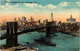 CPA AK Brooklyn Bridge And Skyline NEW YORK CITY USA (790312) - Brücken Und Tunnel