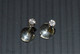 JOLIE PAIRE De BOUCLES D'OREILLES OR Poinçon Tête D'aigle DIAMANTS 0,20 Carats - Diamant