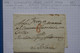 D94 ESPAGNE BELLE LETTRE   1824 CASTILLA NEUVA CANA  TEMBLEQUE   POUR SOLANA+ TAXE ROUGE  + AFFR.  INTERESSANT - ...-1850 Préphilatélie