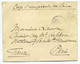 CORPS D'OCCUPATION DE CHINE + Cachet Postal De TIEN TSIN CHINE / 1903 / Piur La France PARIS - Military Postmarks From 1900 (out Of Wars Periods)