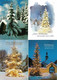 CHRISTMAS - 10 USED POSTCARDS - Romania