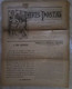 Journal Magazine PARIS POSTAL,10 Janvier 1892, Affranchi SAGE 2c ,Timbres Argentine,partition Chansons , Annonces ..22 P - Français (jusque 1940)