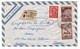 Lettre Recommandés Buenos Aires Argentine Argentina Bordeaux Gironde 1967 Certificado - Briefe U. Dokumente