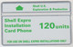 UK (L&G) - Shell Expro (yellow-green/white) 120 Units, CN : 232D, Tirage 5.000, Used - Plateformes Pétrolières