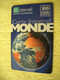 7276 Télécarte Collection Intercall  Monde 100 F Carte Prépayée Téléphone  ( Recto Verso)  Carte Téléphonique - Other & Unclassified