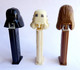 3 FIGURINES PEZ 4.966.305 STAR WARS 1997 DARK VADOR CHEWBACA STORMTROOPER - FIGURINE - Andere & Zonder Classificatie