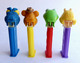 4 FIGURINES PEZ MUPPETS SHOW 1991 Kermit Peggy Gonzo 3.942.683 Usine 8 Fonzy 4.966.305 Usine 7 - ( Figurine ) - Pez