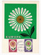 Carte Maximum 1964 Europa 25c +50c Fleur Flower Paris - 1964