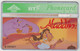 UK (L&G) - Disney Aladdin & Carpet / Blank Reverse, 20 Units, CN : 352E, Used - BT Emissions Commémoratives