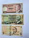 13 Circulated Banknotes From Turkey - Turchia