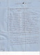 1861 - SUPERBE ENTREE D.SICILES S.E. BLEU Par MARSEILLE ! LETTRE De NAPLES => LYON - Entry Postmarks