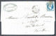FRANCE - PLI 1861 Oblitération Paimboeuf BATEAU à VAPEUR Lettre Pour Nantes, Affr. Napoléon 20ct - 1862 Napoléon III.