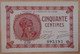 Paris ( 75 - Seine ) 50 Centimes Chambre De Commerce 10-03-1920 - Handelskammer