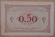 Paris ( 75 - Seine ) 50 Centimes Chambre De Commerce 10-03-1920 - Handelskammer