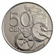 TRINIDAD AND TOBAGO 50 CENTS KM 33 DRUMS 2003 UNC - Trinidad & Tobago