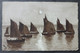 Delcampe - CPA 29 LOT DE 5 AQUARELLES Originales Sur Cartes Précurseurs - Barques De Pêche Du Sud Finistère - Réf. D 283 - Andere & Zonder Classificatie