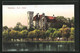 AK Ronneburg /S.-A., Schloss Mit See - Ronneburg