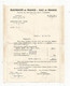 JCR , Facture ,ELECTRICITE DE FRANCE , GAZ DE FRANCE , Angers ,1957 , 2 Scans - 1950 - ...