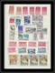 Delcampe - Depart 1 Euro 43-collection France Gros Classeur De Stock 55 Pages Remplies De Timbres 1960 / 2005 - 57 Scans à Voir - Collections