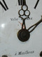 ANCIEN MOUVEMENT DE PENDULE HORLOGE COMTOISE 8 Jours Cadran émail JUS GRENIER - Clocks