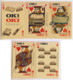 Singapore Old Phonecard Singtel Poker Cards OKI Printer Phone Used 5 Cards - Jeux