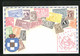 Lithographie Briefmarken Von Griechenland, Landkarte Ägäis, Wappen Mit Krone - Stamps (pictures)