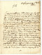 Fougeres 1688 Lettre Taxe 5 Sols Pour Paris LAS De La Haye-Saint Hilaire Bretagne - ....-1700: Voorlopers