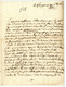 Fougeres 1688 Lettre Taxe 5 Sols Pour Paris LAS De La Haye-Saint Hilaire Bretagne - ....-1700: Précurseurs