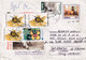 A9700- TRICHIUS FASCIATUS BEE BEETLE INSECT- USED STAMPS ON COVER, GHERLA 2000 ROMANIA COVER STATIONERY - Andere & Zonder Classificatie