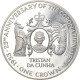 Monnaie, Tristan Da Cunha, Elizabeth II, Crown, 1978, Pobjoy Mint, FDC, Argent - British Virgin Islands