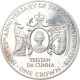 Monnaie, Tristan Da Cunha, Elizabeth II, Crown, 1978, Pobjoy Mint, FDC, Argent - British Virgin Islands