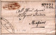 1833 - COMTE De NICE ! - MARQUE De FRANCHISE Du COMMANDEMENT MILITAIRE (POLICE) De NICE (NIZZA) - Army Postmarks (before 1900)