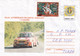 A9734- CAR RALLY SHOW,  HUNEDOARA 2001, ROMANIAN POSTAGE USED STAMP ROMANIA COVER STATIONERY - Coches