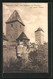 AK Ochsenfurt / Main, Alte Stadtmauer Mit Pulverturm Und Oberem Torturm - Ochsenfurt