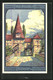 Künstler-AK Iphofen, Rödelseer Tor, Reklame Für Weinhändler W. Meuschel Aus Kitzingen A. M. - Kitzingen