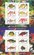 BURUNDI 2009, MARINE FAUNA, FISHES, 2 COMPLETE, MNH SERIES In SMALL SHEETS With GOOD QUALITY, *** - Nuevos