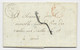 CACHET SARDE HAUTE SAVOIE NOIR THONES 22 AOUT 1855 LETTRE ECRITE DE LA CLUSAZ POUR PARIS TAXE 5 TAMPON - 1849-1876: Période Classique