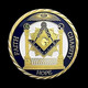 1 Pièce Plaquée OR ( GOLD Plated Coin ) - Franc Maçon Freemason Masonic ( Ref 3A ) - Altri & Non Classificati