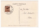 Carte Postale Casablanca 1950 Journée Du Timbre Maroc Poste Aérienne Raoul Serres - Aéreo