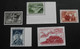 1957 : Cob 1032**-1036** : Général Patton (sans Charnière D7) Voir Verso - Unused Stamps