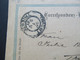 Österreich 1901 Ganzsache Strichstempel Schruns Nach Triest Und Ank. Stempel Triest / Trieste - Brieven En Documenten