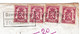 Lettre Belgique 1951 Paris Timbres Armoiries Paire Timbre Taxe - Cartas & Documentos