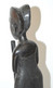 Delcampe - STATUETTE BOIS Foncé Sculpté FEMME AFRICAINE Pilant Le MIL OBJET ETHNIQUE ANCIEN COLLECTION DECO VITRINE - Bois